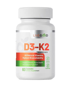 Vitamin D3-K2 2000 Bones and heart support (60 caps)