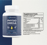 PhysioTru New Sealed Physio Omega Fish Oil 2400 mg (60 count)