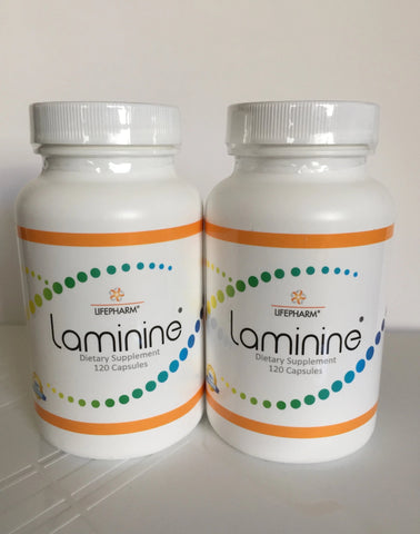 Laminine Dietary Supplement 2 bottles (120 capsules each)